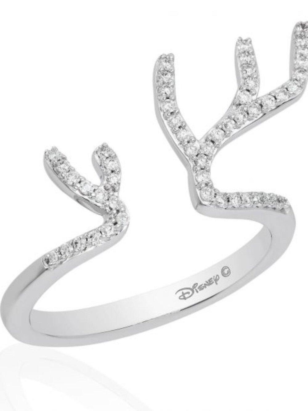 ❄️ Enchanted Disney Fine Jewelry Elsa Diamond Antler Ring ❄️